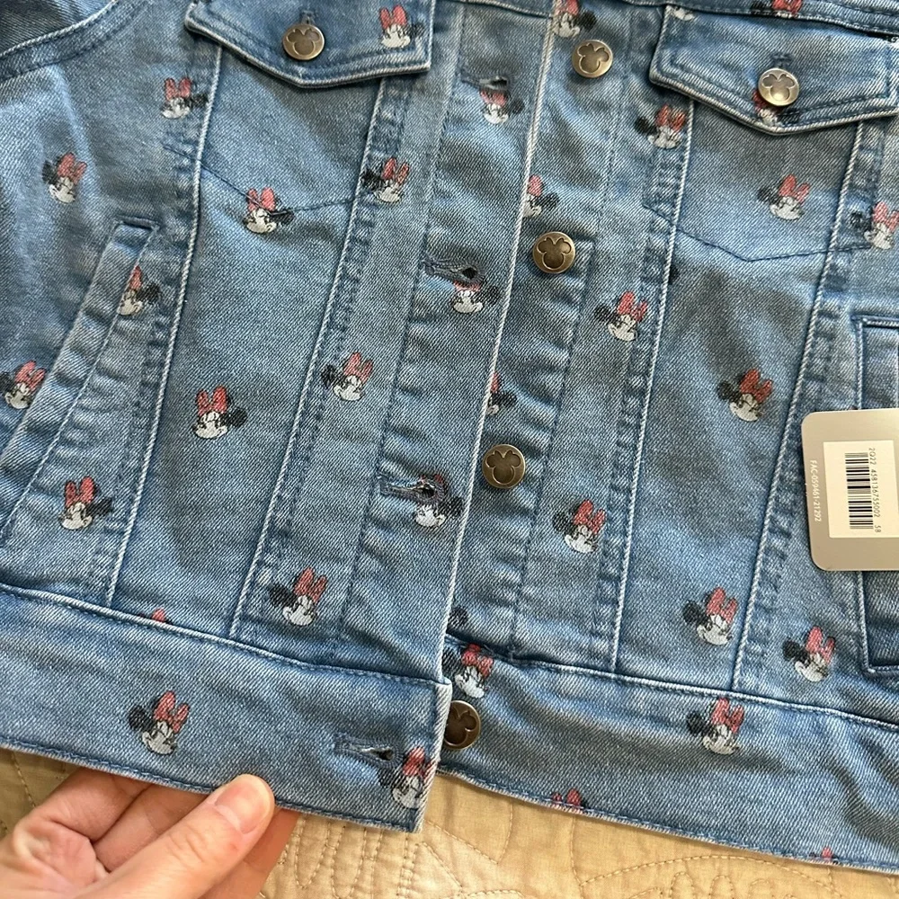 NWT Minnie Mouse Denim Jacket
